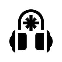earmuff icon for your website, mobile, presentation, and logo design. vector