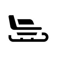 sled icon for your website, mobile, presentation, and logo design. vector