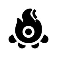 bonfire icon for your website, mobile, presentation, and logo design. vector