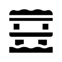 bench icon for your website, mobile, presentation, and logo design. vector