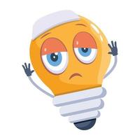 Trendy Sad Light vector