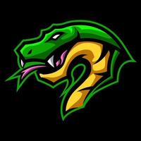 illustration vector graphic of Snake Serpent mascot logo perfect for sport