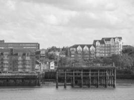 the thames river in england photo