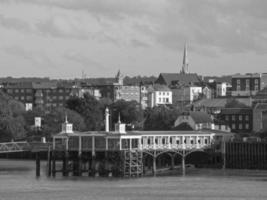 the thames river in england photo