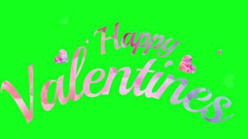 contento san valentino verde schermo gratuito video