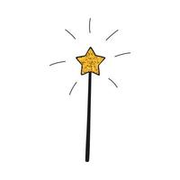 Magic wand  illustration vector