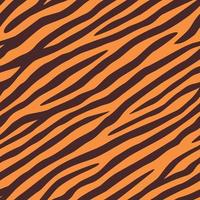 Background texture of tiger skin. Seamless pattern. vector