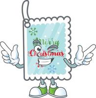 Christmas greeting card cartoon vector