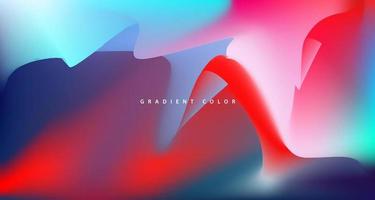 Abstract gradient color background vector