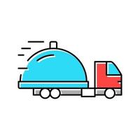 food free shipping color icon vector illustration