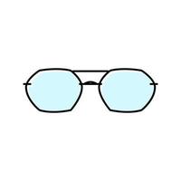 modern glasses optical color icon vector illustration