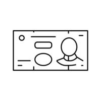 yuan cny line icon vector illustration