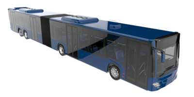 stad bus geïsoleerd Aan transparant achtergrond. 3d renderen - illustratie png