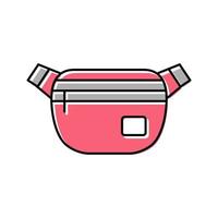 woman bag handbag color icon vector illustration