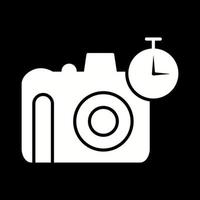 Unique Timer on Camera Vector Icon