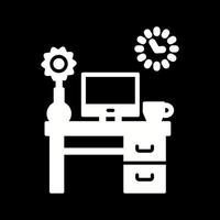 Work Table Vector Icon