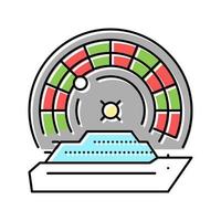 ilustración de vector de icono de color de crucero de casino