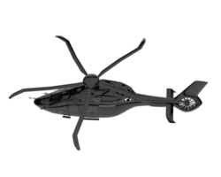 Hubschrauber isoliert auf transparentem Hintergrund. 3D-Rendering - Abbildung png