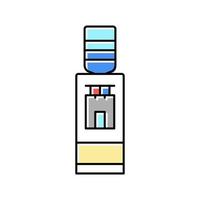 water cooler equipment color icon vector illustration