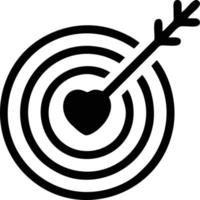 Target focus icon symbol vector image, illustration of the success goal icon concept. EPS 10