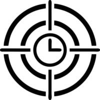 Target focus icon symbol vector image, illustration of the success goal icon concept. EPS 10