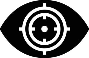 Target focus icon symbol vector image, illustration of the success goal icon concept. EPS 10