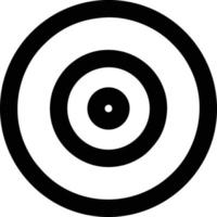 Target focus icon symbol vector image, illustration of the success goal icon concept. EPS 10