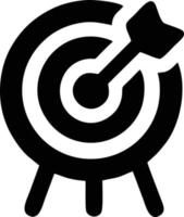 Target focus icon symbol vector image, illustration of the success goal icon concept. EPS 10