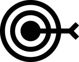 Target focus icon symbol vector image, illustration of the success goal icon concept. EPS 10