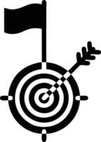 Target focus icon symbol vector image, illustration of the success goal icon concept. EPS 10