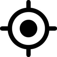 Target focus icon symbol vector image, illustration of the success goal icon concept. EPS 10