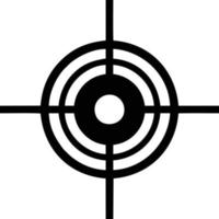 Target focus icon symbol vector image, illustration of the success goal icon concept. EPS 10