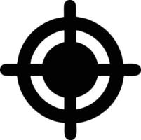 Target focus icon symbol vector image, illustration of the success goal icon concept. EPS 10