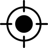 Target focus icon symbol vector image, illustration of the success goal icon concept. EPS 10