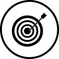 Target focus icon symbol vector image, illustration of the success goal icon concept. EPS 10