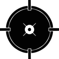 Target focus icon symbol vector image, illustration of the success goal icon concept. EPS 10