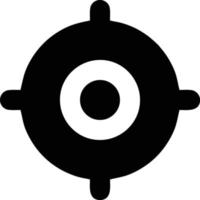 Target focus icon symbol vector image, illustration of the success goal icon concept. EPS 10