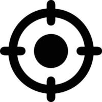 Target focus icon symbol vector image, illustration of the success goal icon concept. EPS 10