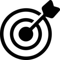 Target focus icon symbol vector image, illustration of the success goal icon concept. EPS 10