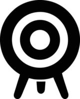 Target focus icon symbol vector image, illustration of the success goal icon concept. EPS 10