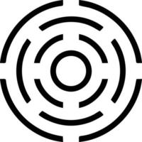 Target focus icon symbol vector image, illustration of the success goal icon concept. EPS 10