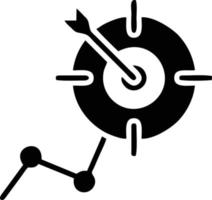 Target focus icon symbol vector image, illustration of the success goal icon concept. EPS 10