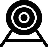 Target focus icon symbol vector image, illustration of the success goal icon concept. EPS 10