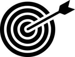 Target focus icon symbol vector image, illustration of the success goal icon concept. EPS 10