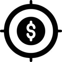 Target focus icon symbol vector image, illustration of the success goal icon concept. EPS 10