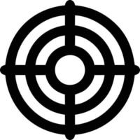 Target focus icon symbol vector image, illustration of the success goal icon concept. EPS 10