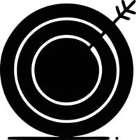 Target focus icon symbol vector image, illustration of the success goal icon concept. EPS 10