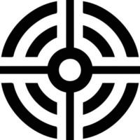 Target focus icon symbol vector image, illustration of the success goal icon concept. EPS 10