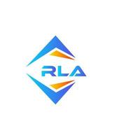 RLA abstract technology logo design on white background. RLA creative initials letter logo concept. vector