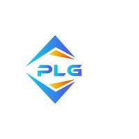 PLG abstract technology logo design on white background. PLG creative initials letter logo concept. vector